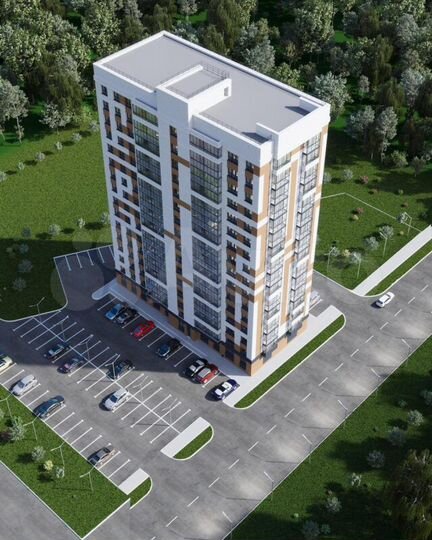 3-к. квартира, 49,1 м², 9/16 эт.