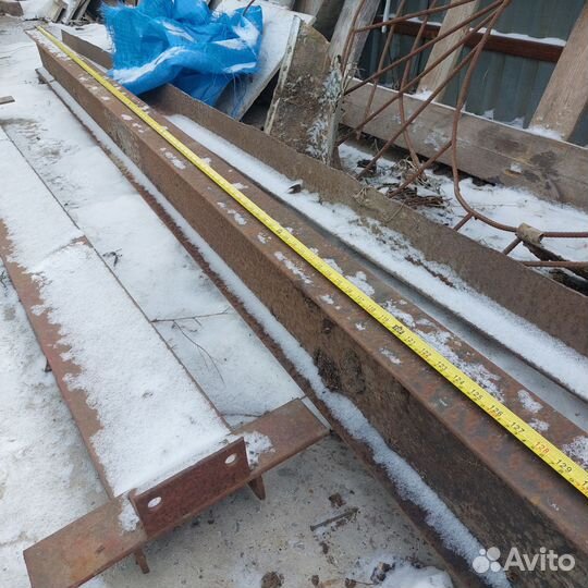 Труба и швеллер б/у
