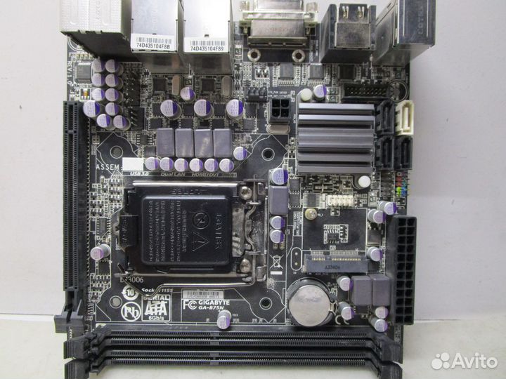 Материнская плата gigabyte GA-B75N (Mini-ITX)