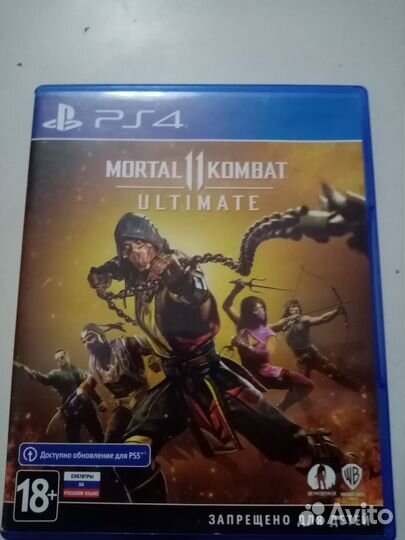 Mortal kombat 11 ultimate ps4 диск