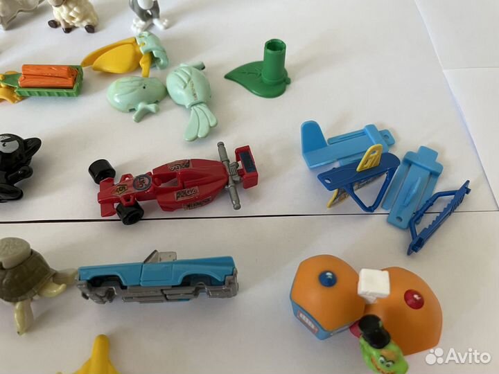 Игрушки из киндера - не комплект (запчасти)