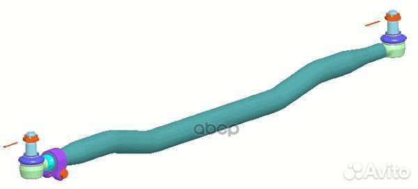 Тяга рулевая в сборе поперечная 1735mm MB Act