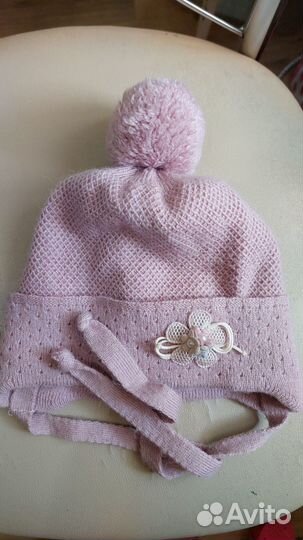 Шапки для девочки, р. 46-48, 48-50