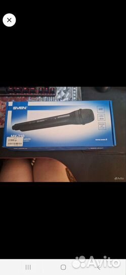 Беспроводной динамический микрофон sven MK-710