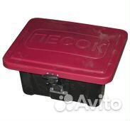 Ящик для песка с красной крышкой пластиковый камаз