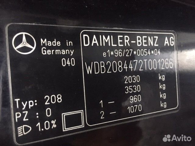 Разбор на запчасти Mercedes CLK W208 1997-2002