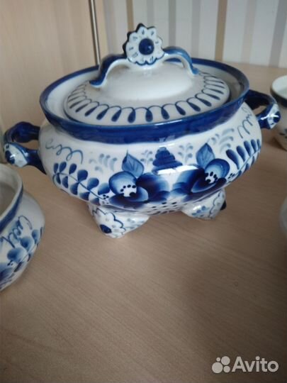 Молочник гжель Набор гжель