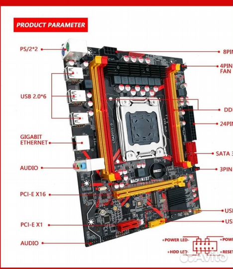 Комплект X79 E5 2660V2 8GB