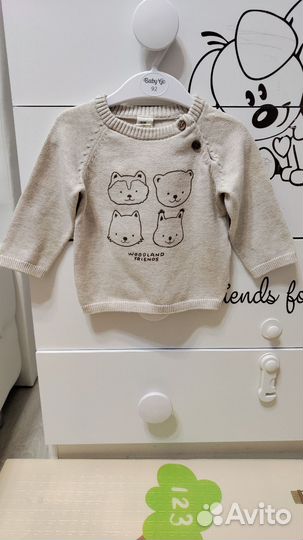 Джемпер h&m для девочки 68