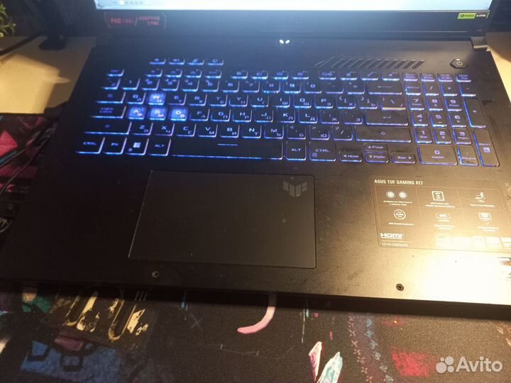 Игровой Ноутбук rtx 4060 ryzen 5 asus tuf a17