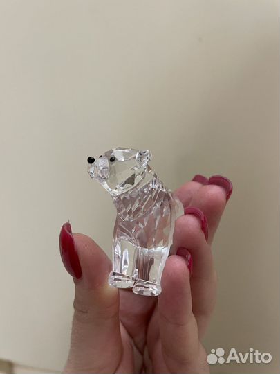 Мишка swarovski фигурка