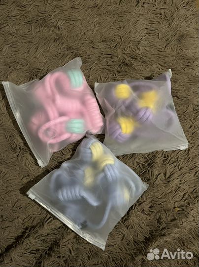 Набор канатных игрушек для собак 4шт