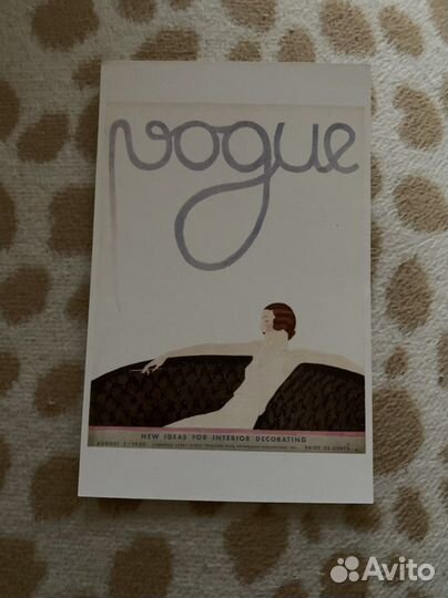 Открытка обложки vogue