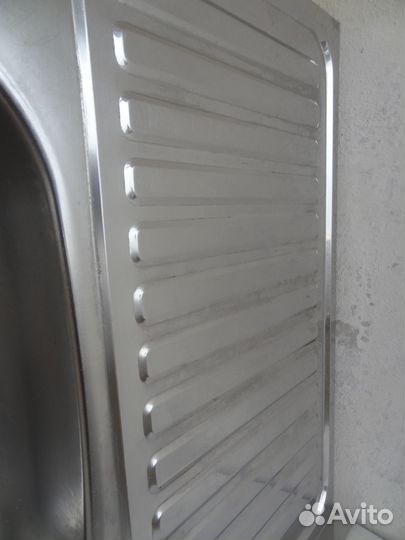 Раковина из нержавейки для кухни, мойка, 60х80