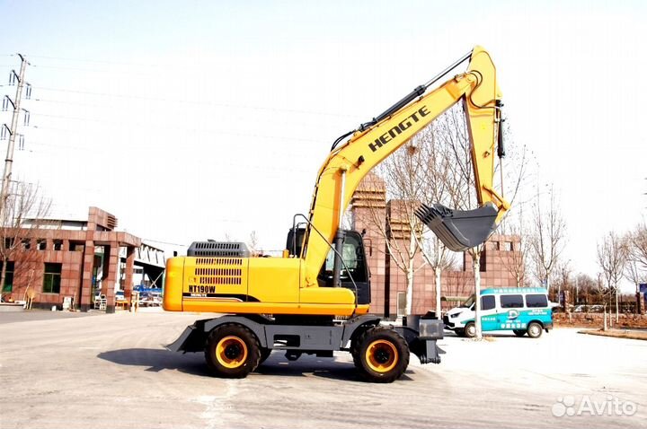 Колёсный экскаватор HENGTE HT190W, 2024