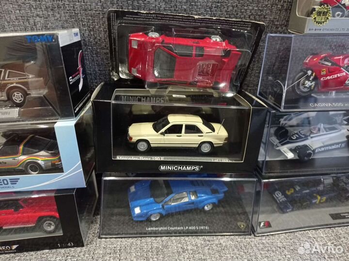 Модели автомобилей 1:43 + мотоциклы
