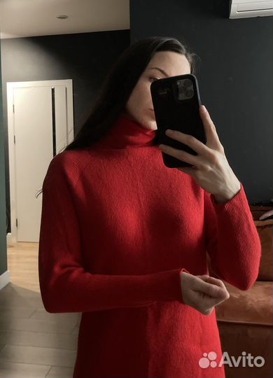 Платье шерстяное Massimo Dutti