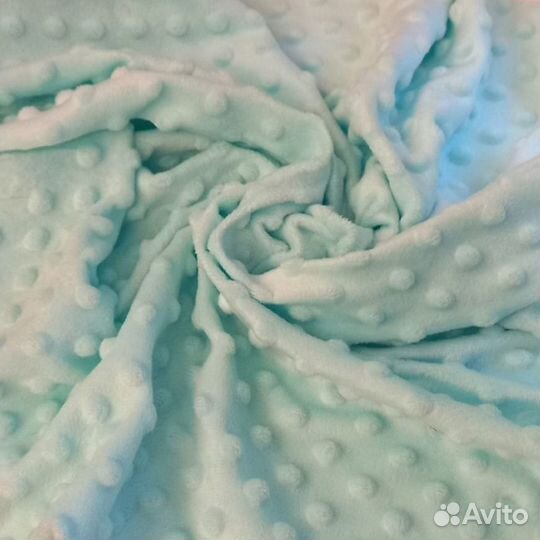 Отрез ментолового плюша - 1 пог.м