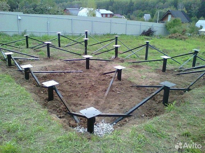 Винтовые сваи 89мм все размеры