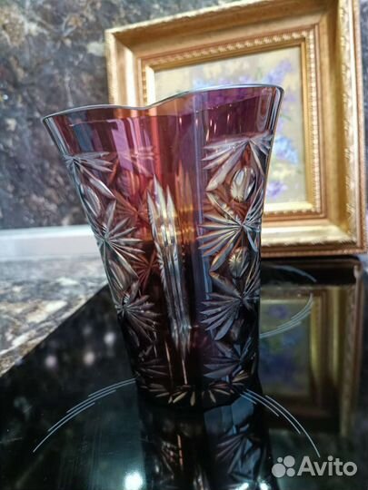 Ваза хрустальная СССР