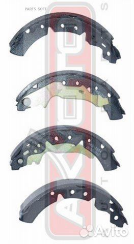 Akyoto AKS-2354 колодки тормозные барабанные задни