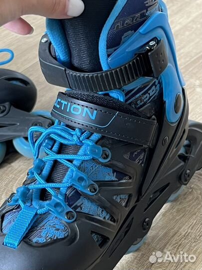 Ролики детские раздвижные reaction 36-40