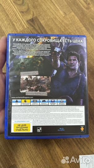 Uncharted 4 Путь Вора / Игра на Диске PS4