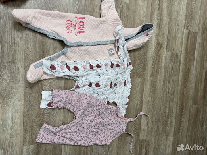 Вещи пакетом девочки 62-74