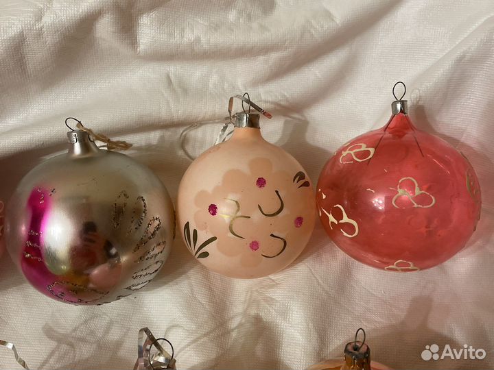 Шарики на ёлку СССР