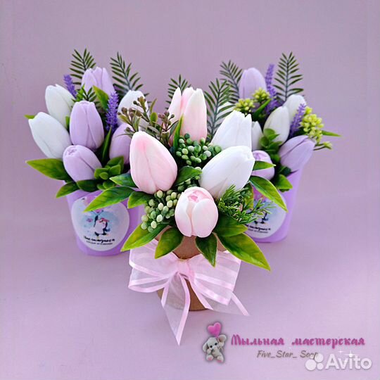 Букеты из мыла ручной работы День учителя