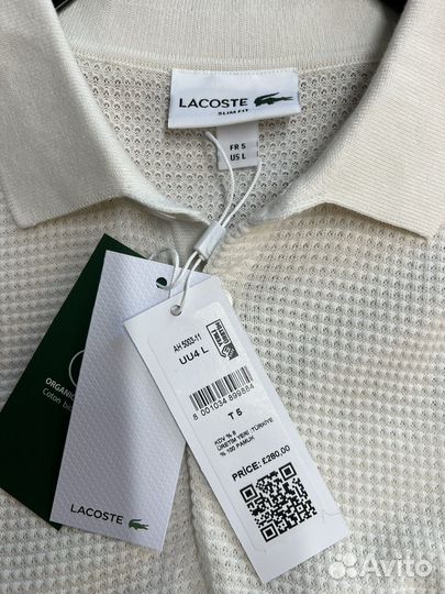 Polo lacoste мужское