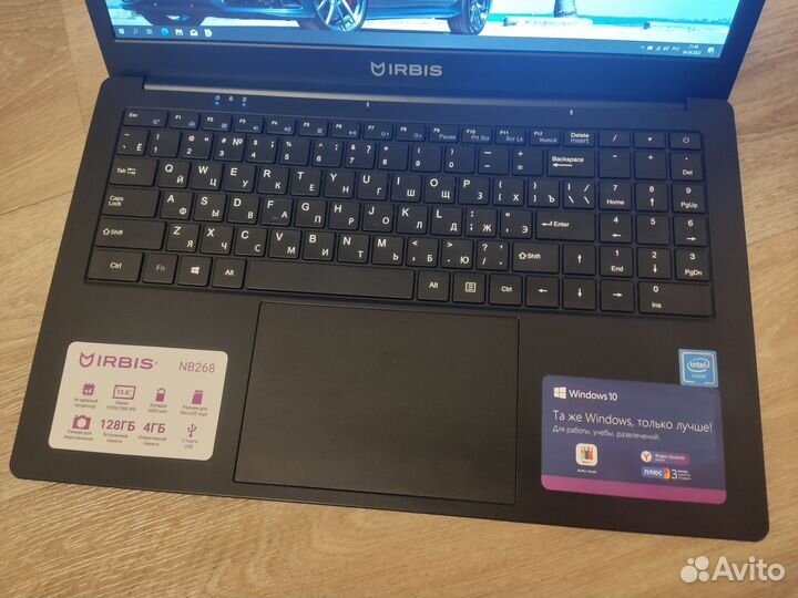 Свежий ноутбук full hd IPS 4ядра/4/128