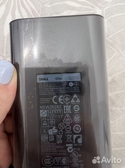 Блок питания для ноутбука dell 65w