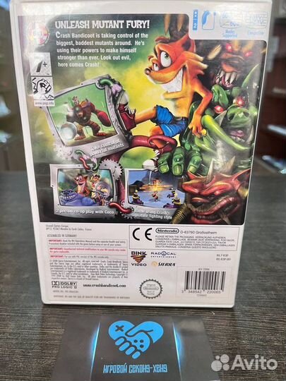 Crash: Mind over Mutant. Лицензия Nintendo Wii вии