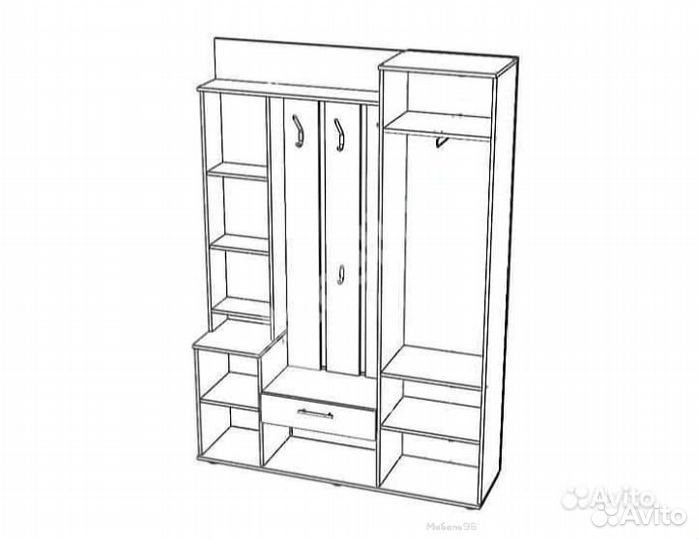 Прихожая Визит ск Венге/дуб молочный