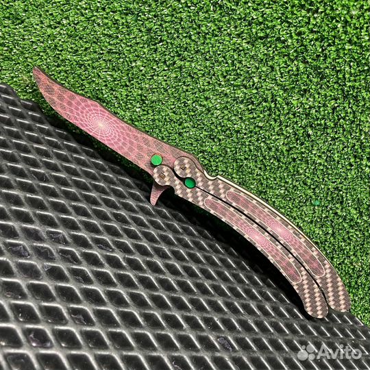 Деревянный нож бабочка детский