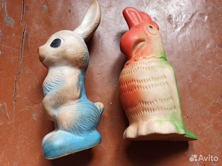 Ретро резиновые игрушки СССР