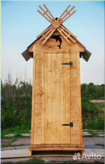 Дачный туалет деревянный зйа 584