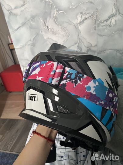 Кроссовый шлем ataki