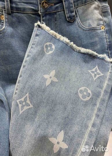 Джинсы клеш Louis Vuitton