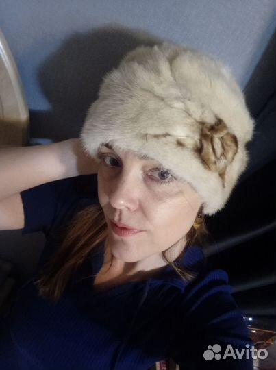Шапка норковая женская