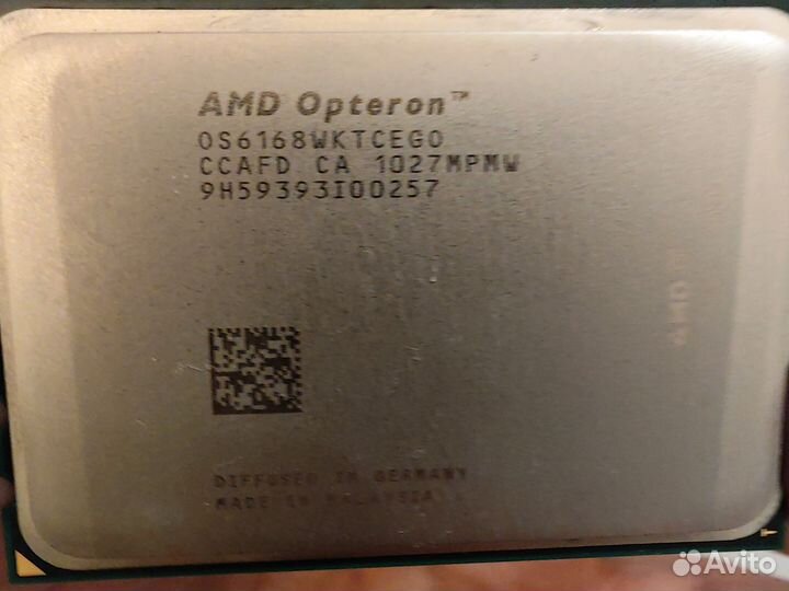 Amd opteron 6168/6174 g34 наличие 12 ядер