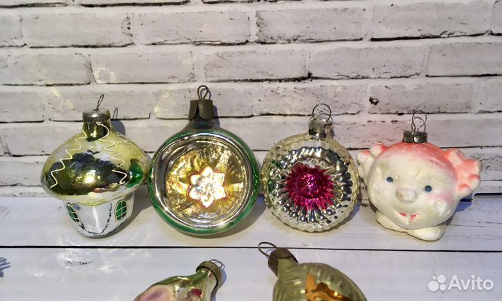 Елочные игрушки СССР советские