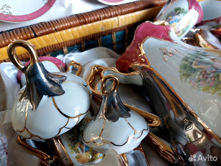 Чайно-кофейный сервиз Япония Антиквариат