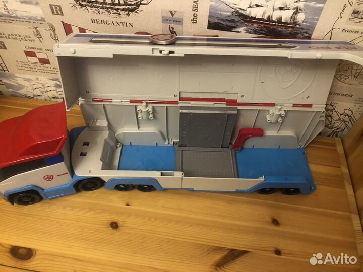 Автовоз Щенячий патруль спасательный пункт