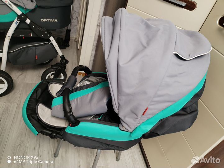 Детские коляски 3 в 1 бу optima