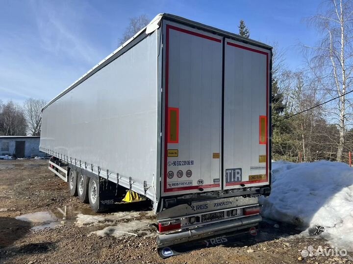 Полуприцеп шторный TIRKON TREYLER 3A, 2025