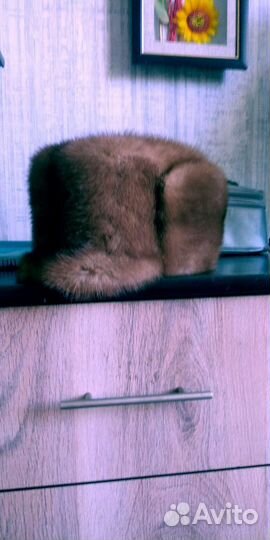 Норковая шапка мужская 59 60