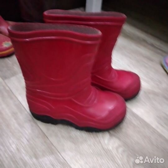 Резиновые сапоги для девочки