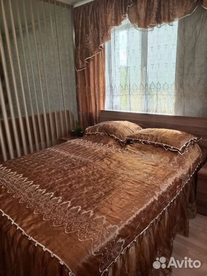 Спальный комплект шторы с покрывалом на кровать